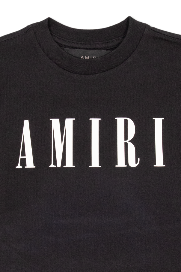 Amiri Kids Just Don slogan-print short-sleeve T-shirt Toni neutri