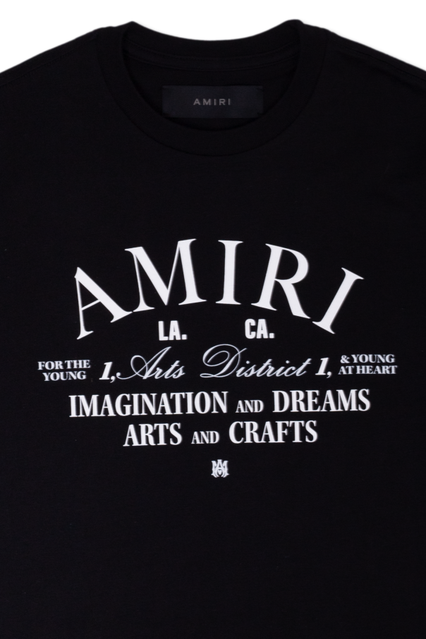 Amiri Kids BARENA pin-detail shirt Toni neutri