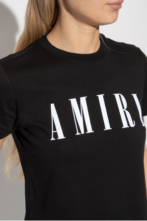Amiri Les Hommes logo-print cotton T-shirt