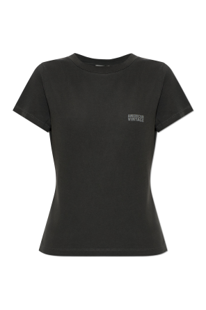 T-shirt with printed logo