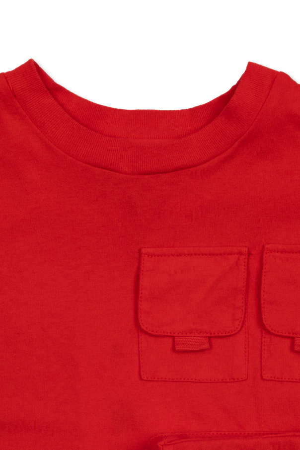 Jacquemus Kids House of The Dragon Red Wings T-Shirt Uomo nero
