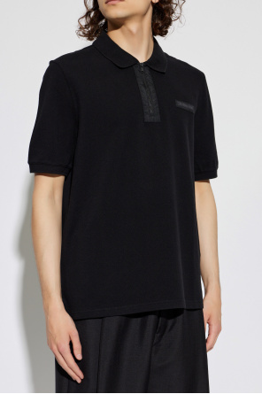 Maison Kitsuné Polo with logo patch