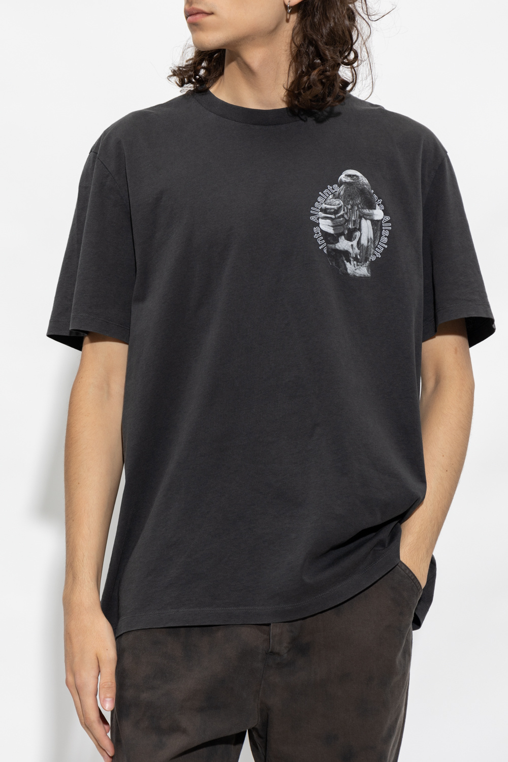 AllSaints ‘Quill’ T-shirt Kurzarm with print