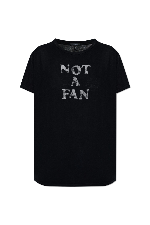 R13 T-shirt with print