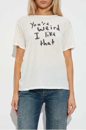 R13 T-shirt with print