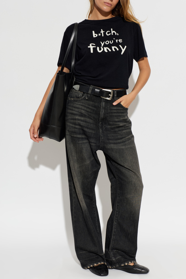 R13 T-shirt with print
