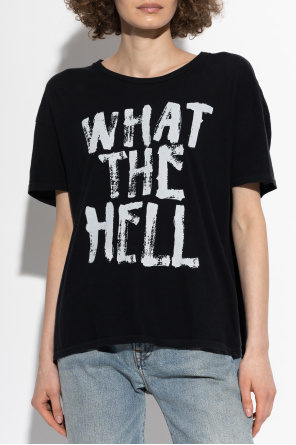 R13 T-Shirt mit Aufdruck