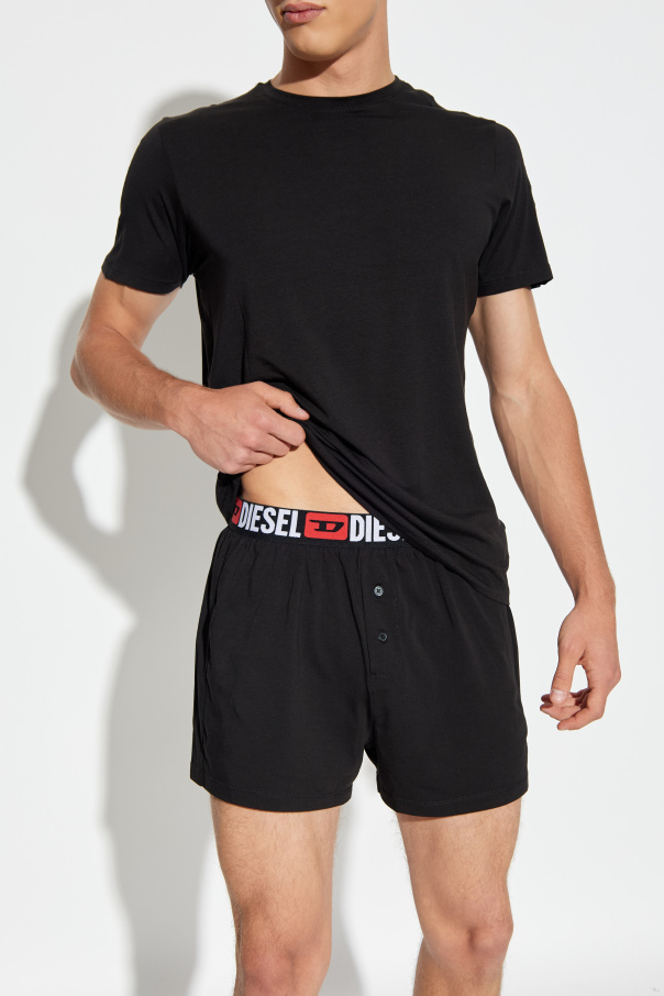 Diesel Two-pack of t-shirts with logo `TOM-UTLT-2PACK`