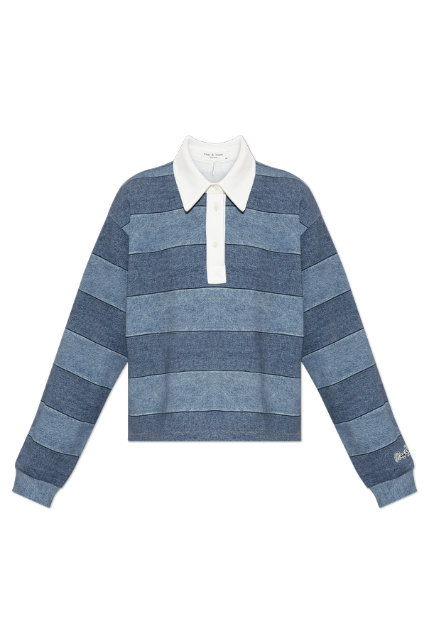 Striped Pattern Polo Shirt od Rag & Bone