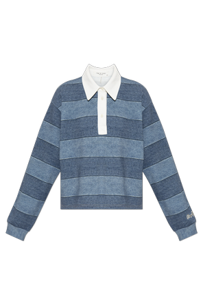 Polo con patrón de rayas