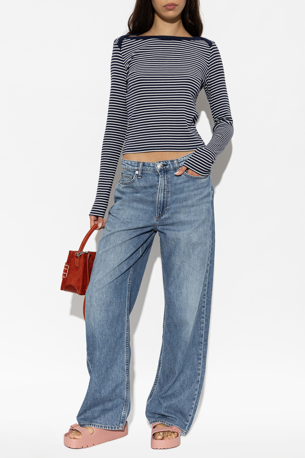 Rag & Bone Top mit Streifenmuster