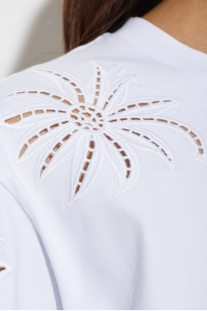 Rag & Bone T-Shirt mit Ajour-Abschluss