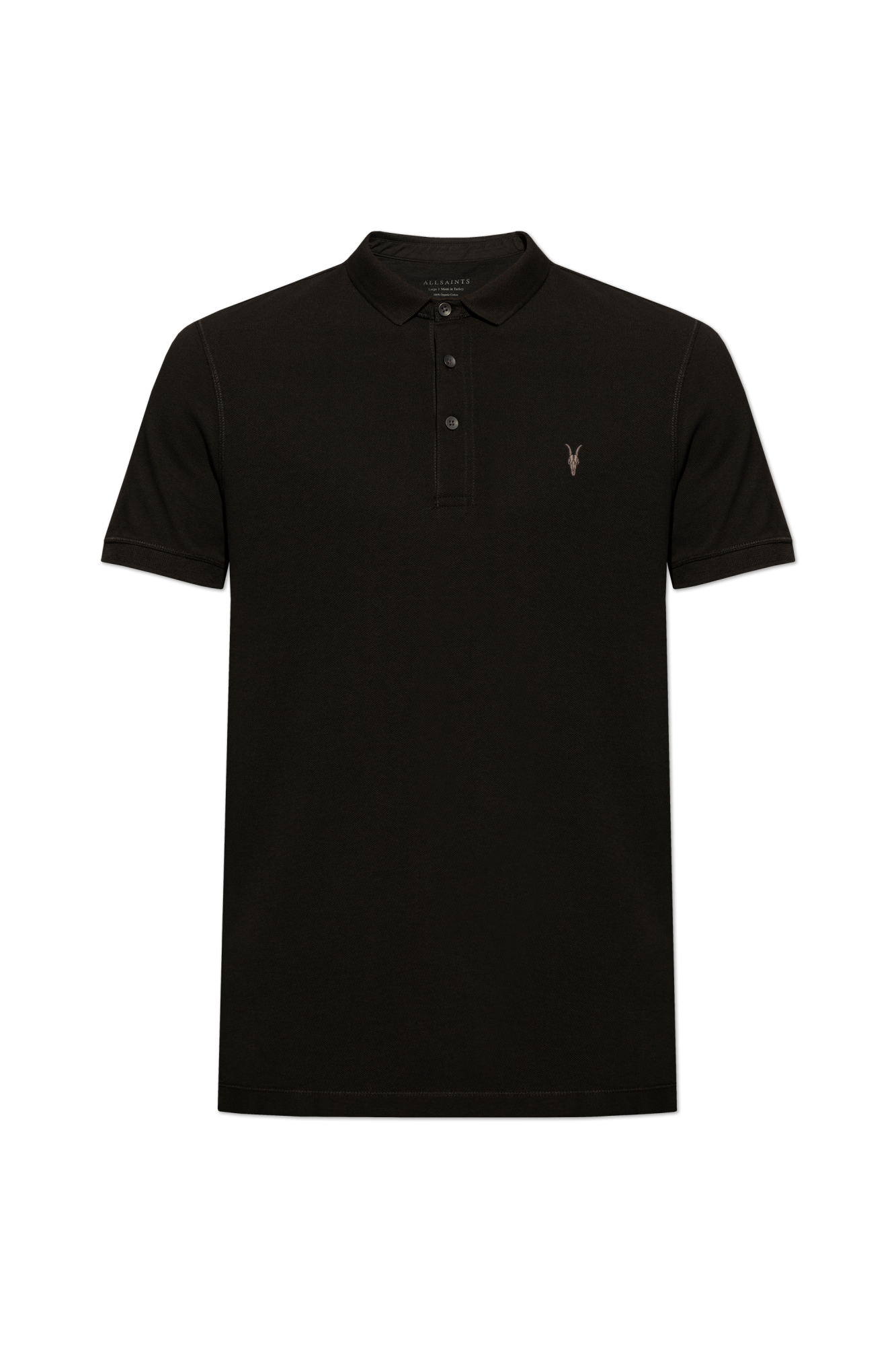 AllSaints Logo-embroidered polo