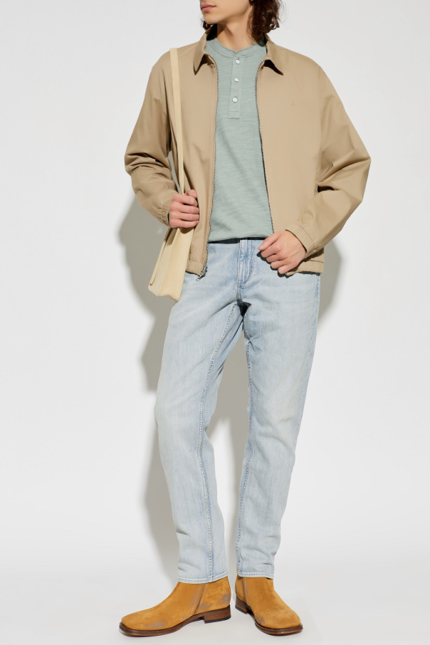 Rag & Bone T-shirt with a buttoned neckline