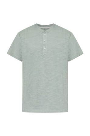 T-shirt with a buttoned neckline od Rag & Bone