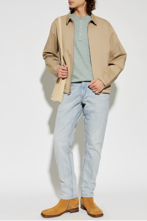 T-shirt with a buttoned neckline od Rag & Bone