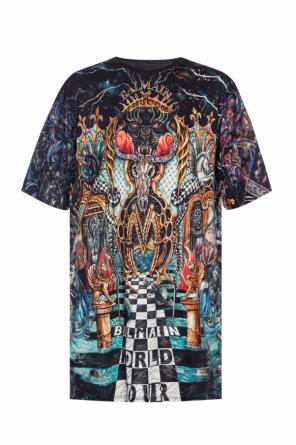 Printed oversize t-shirt od Balmain