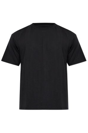 T-shirt with embroidered logo
