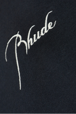 Rhude T-shirt with embroidered logo