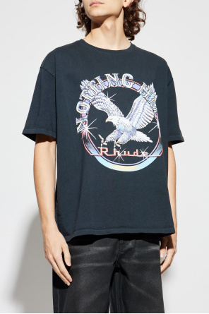 Rhude Camiseta con estampado colorido