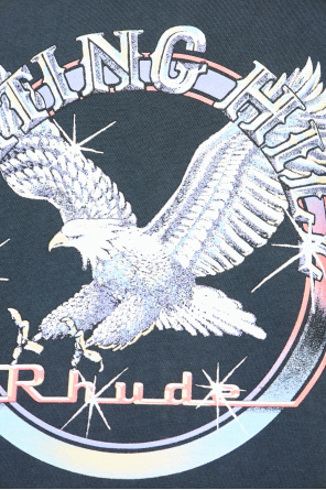 Rhude Camiseta con estampado colorido