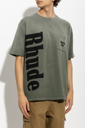 Rhude Camiseta con logo