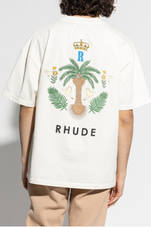 Rhude Ellesse Rosa t-shirt i boyfriendmodell