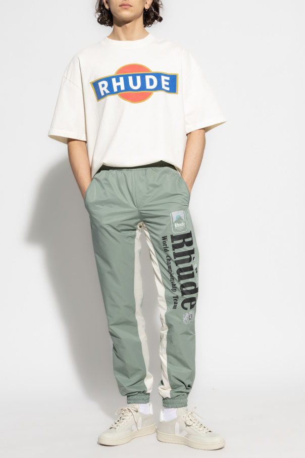 Rhude jacket with standing collar just don jacket