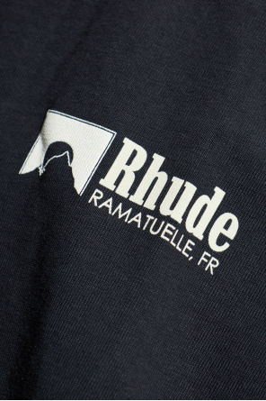 Rhude T-shirt com logótipo estampado