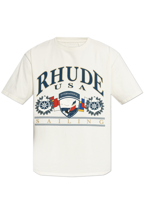 T-shirt with logo od Rhude