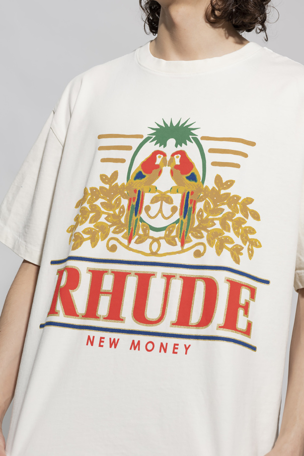 New Rhude T Shirt 2023 Mens Designer T Shirt Tee Workout Shirts