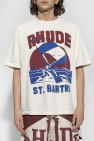 Rhude cream Printed T-shirt
