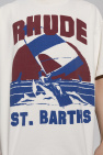 Rhude cream Printed T-shirt