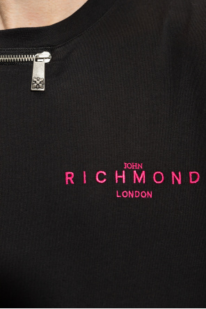 John Richmond T-shirt with zip