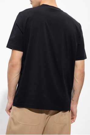 Lanvin T-shirt nero with logo
