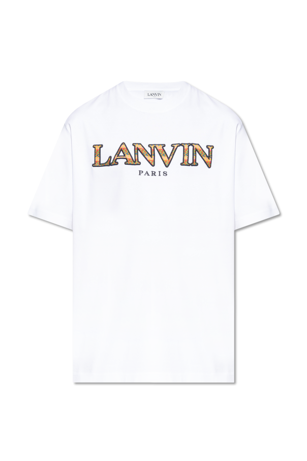 Lanvin PS Paul Smith zebra logo shirt in white