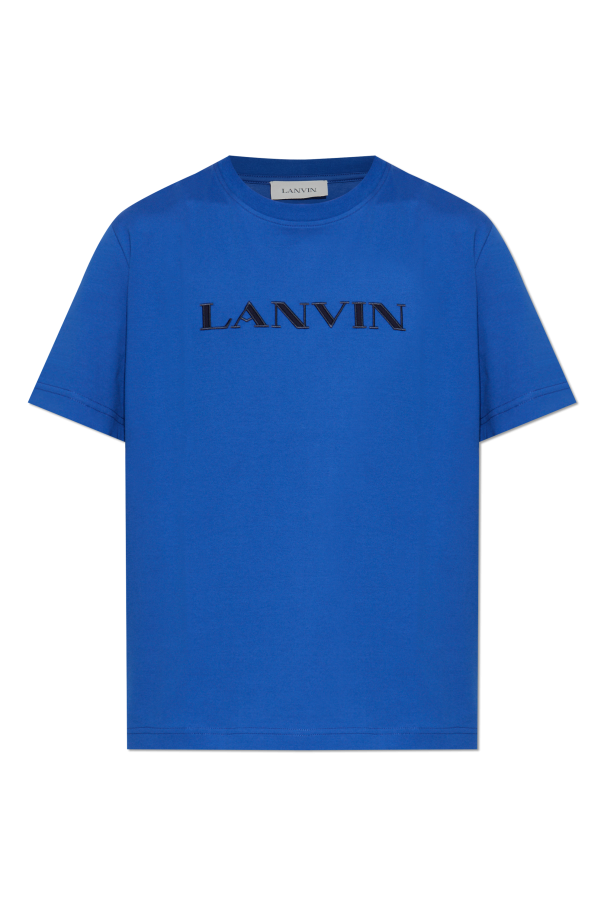 T-shirt with embroidered logo od Lanvin