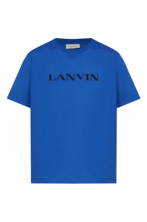 Camiseta con logo bordado