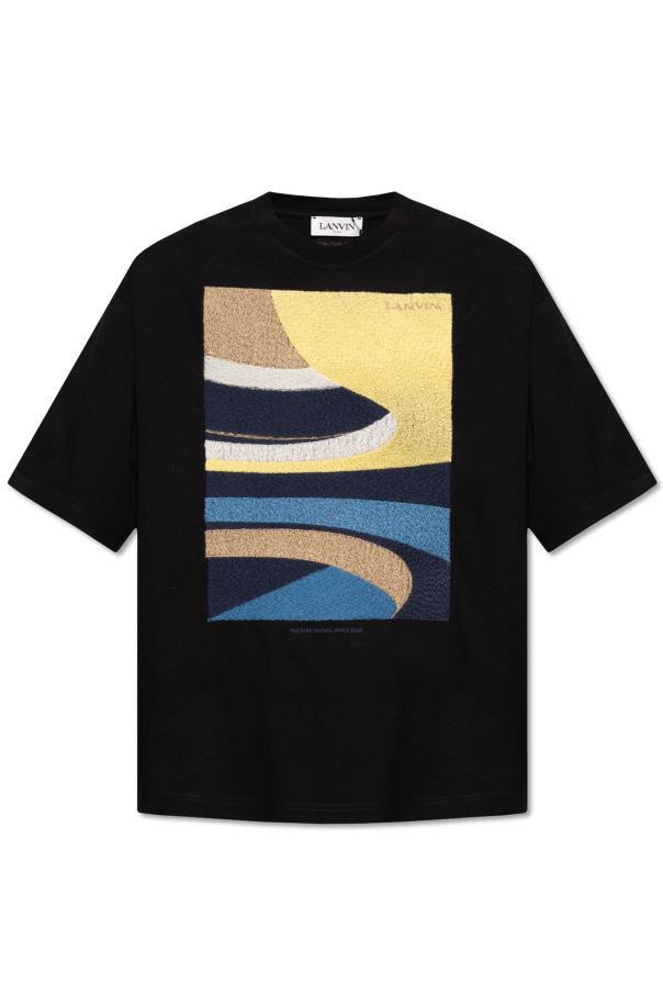 T-shirt with logo od Lanvin