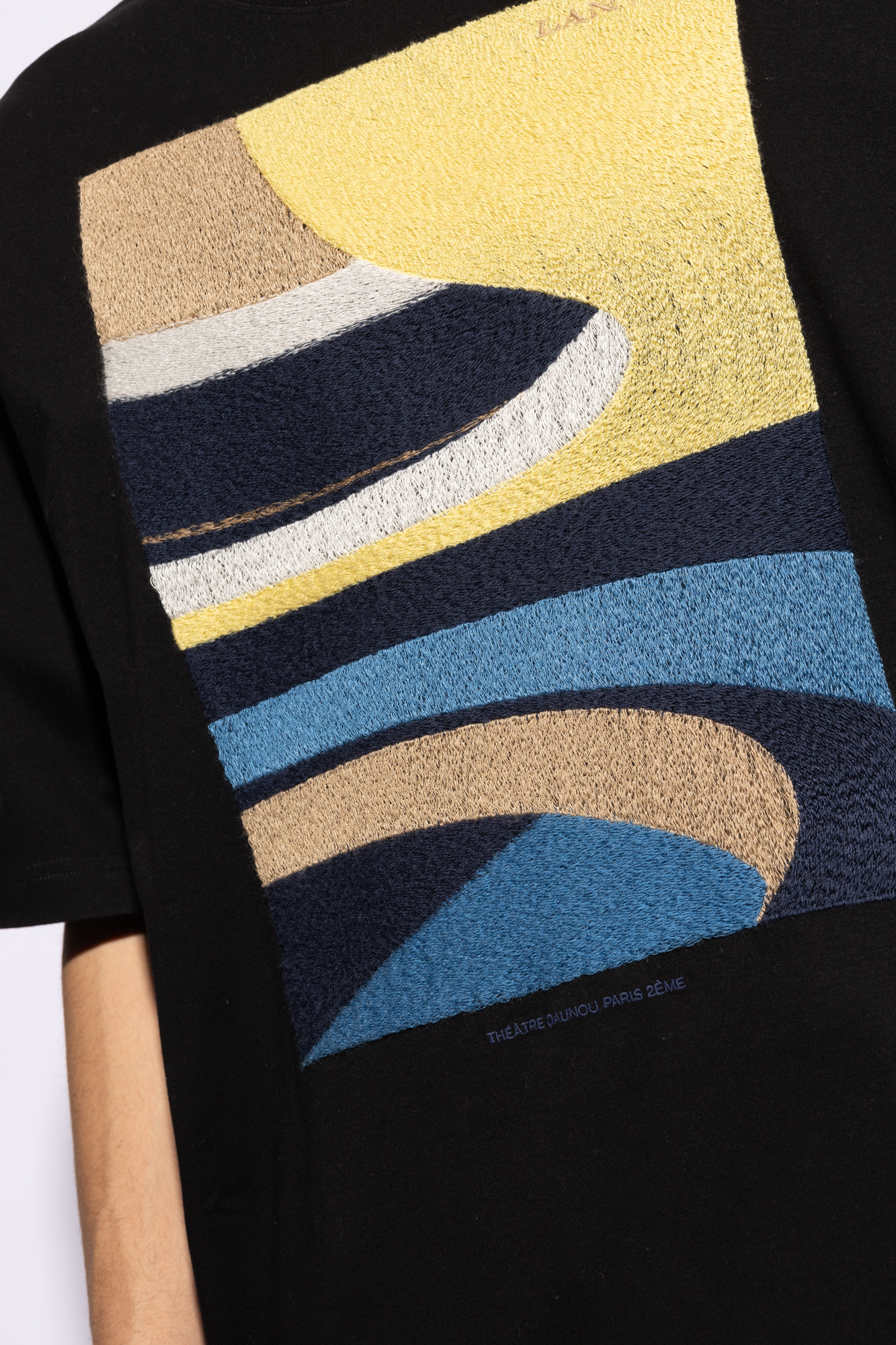 Lanvin Long-sleeved Wool And Cashmere Sweater With Bright Detail