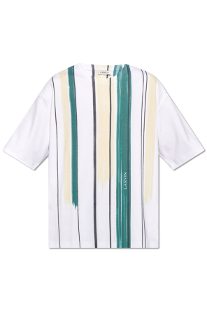 Philipp Plein logo-patch short-sleeved polo shirt od Lanvin
