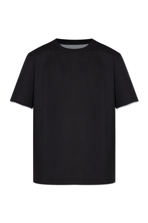 T-shirt with embroidered logo od Lanvin