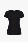 Calvin Klein mesh logo t-shirt in black
