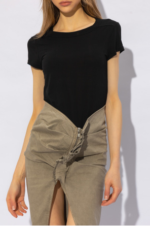 Rick Owens T-shirt ‘Cropped Level T’