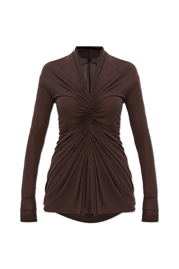 Top with a decorative neckline od Rick Owens
