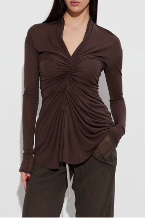 Rick Owens Top with a decorative neckline