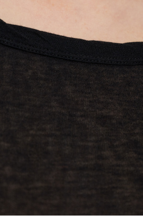 Rick Owens Kurzes Top mit langen Ärmeln