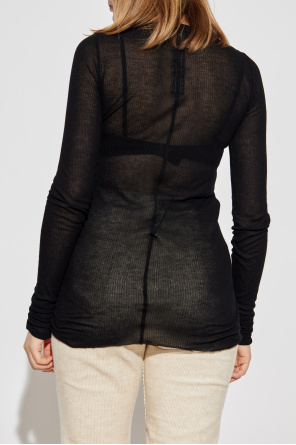 Rick Owens Ribbed long-sleeve top