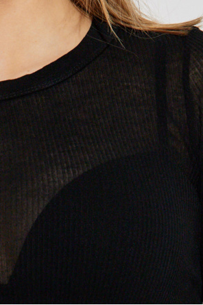 Rick Owens Ribbed long-sleeve top