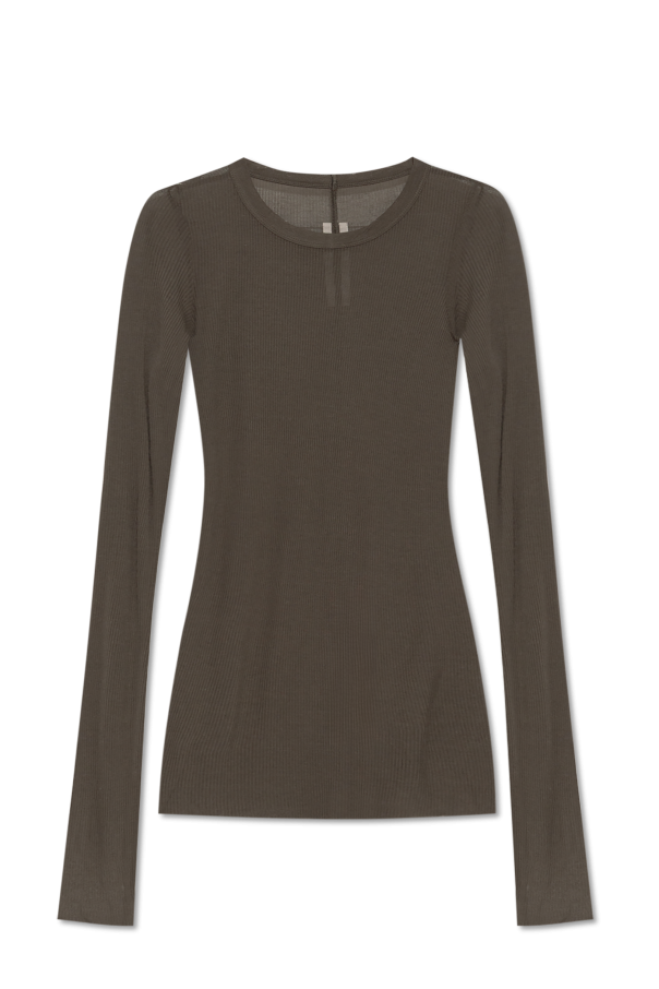 Ribbed top with long sleeves od Rick Owens